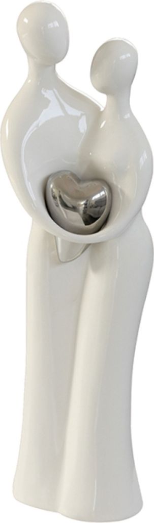 Dekofigur Paar - Casablanca - 86651 - Keramik weiss + Produktbild 