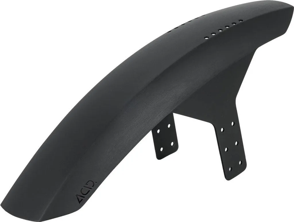 Garde-boue avant Acid Mud Blocker Long Argenté pour VTT et Chemins