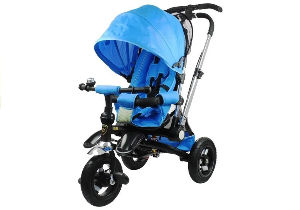 Tricycle enfant bleu Pro700 : Idéal pour vos balades en famille au parc