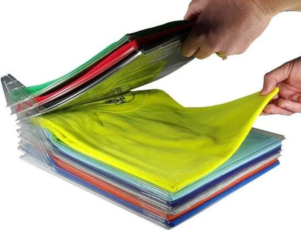 Solution rangement t-shirt pour armoire et table de chevet lot de 10