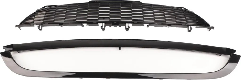 Kit Anti-Chrome Noir Brillant pour Grille et Capot Mini Cooper R56 R55