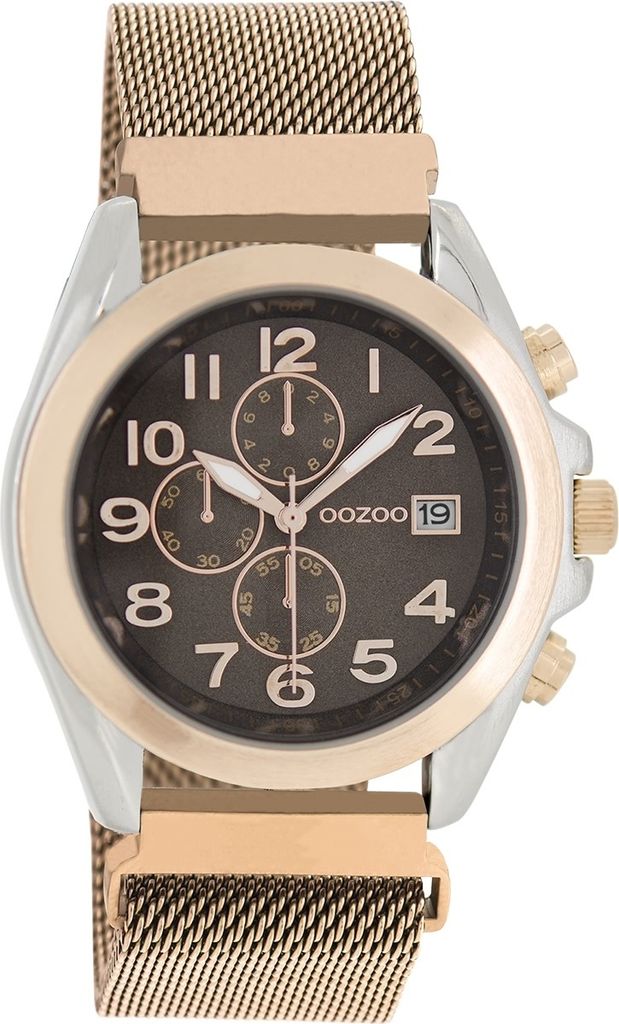 Oozoo Armbanduhr rosegold Metall Timepieces Damen Analog-Quarzuhr UOC10731