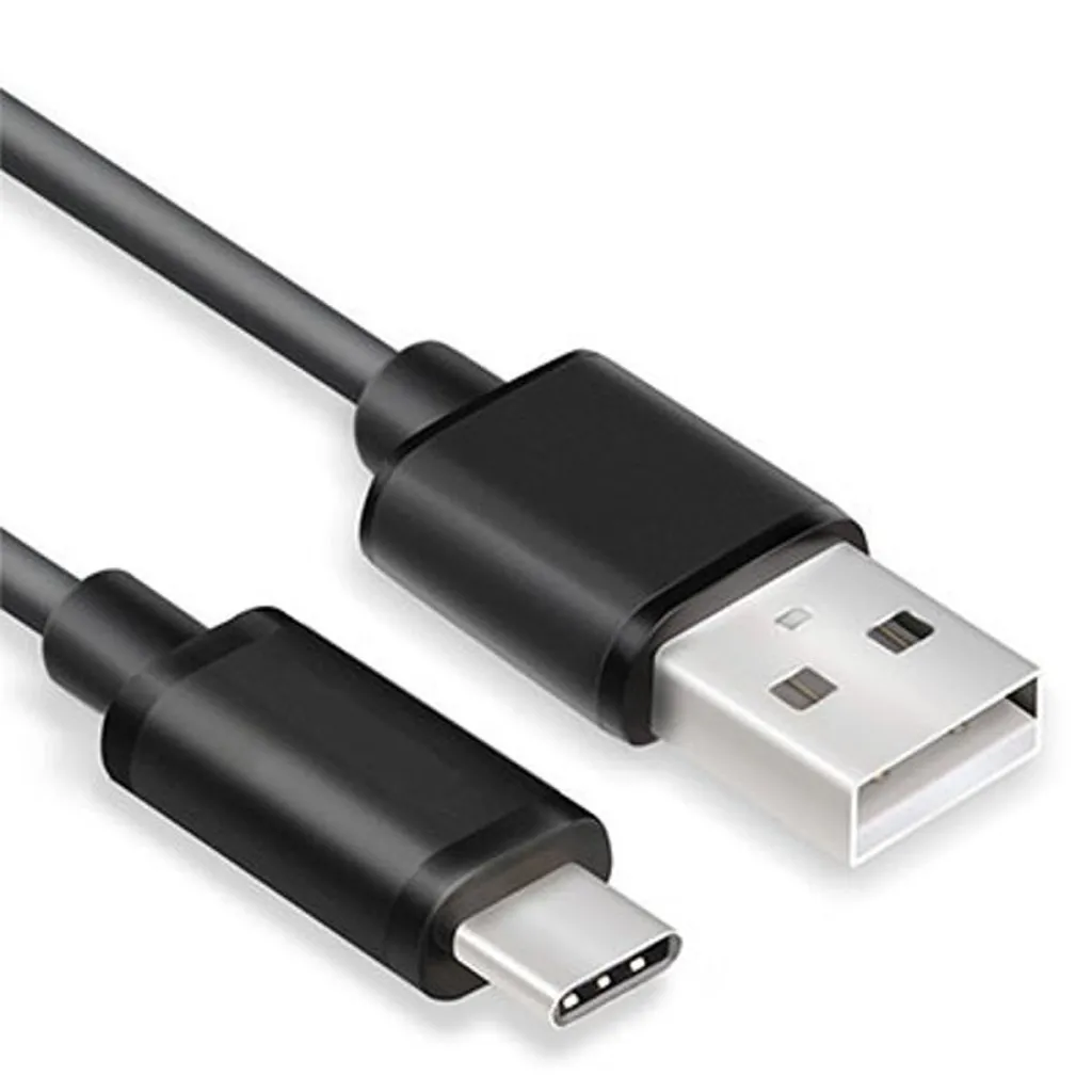 Cavo USB C Nero per Auto e Viaggi - Resistente e Flessibile