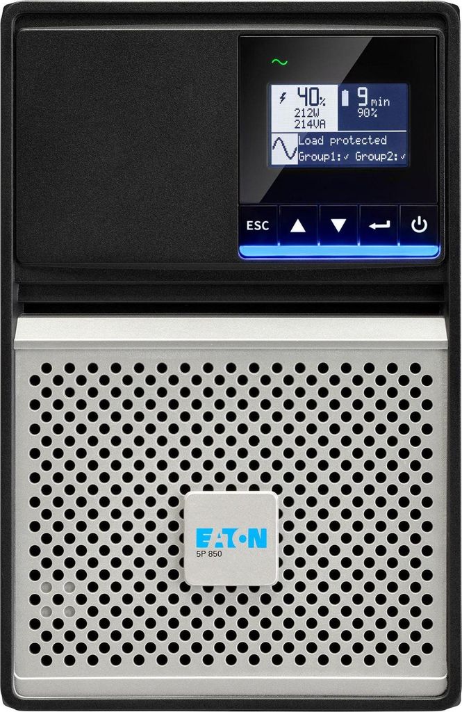 Eaton 5P 850i - Gen 2 - USV - Tower - Wechselstrom 200/208/220/230/240 V - 680 Watt - 850 VA - 1-phasig - 7 Ah - RS-232, USB - Ausgangsanschlüsse:...