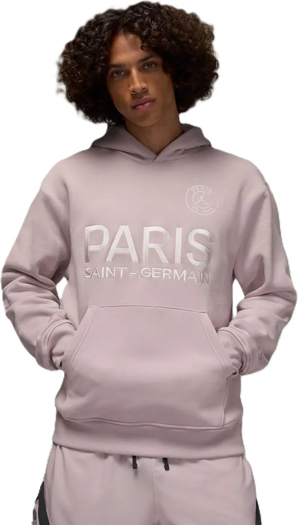 Sweat Jordan x PSG Fleece HV3424-627 - Hoodie Sport Rouge Taille L 183cm