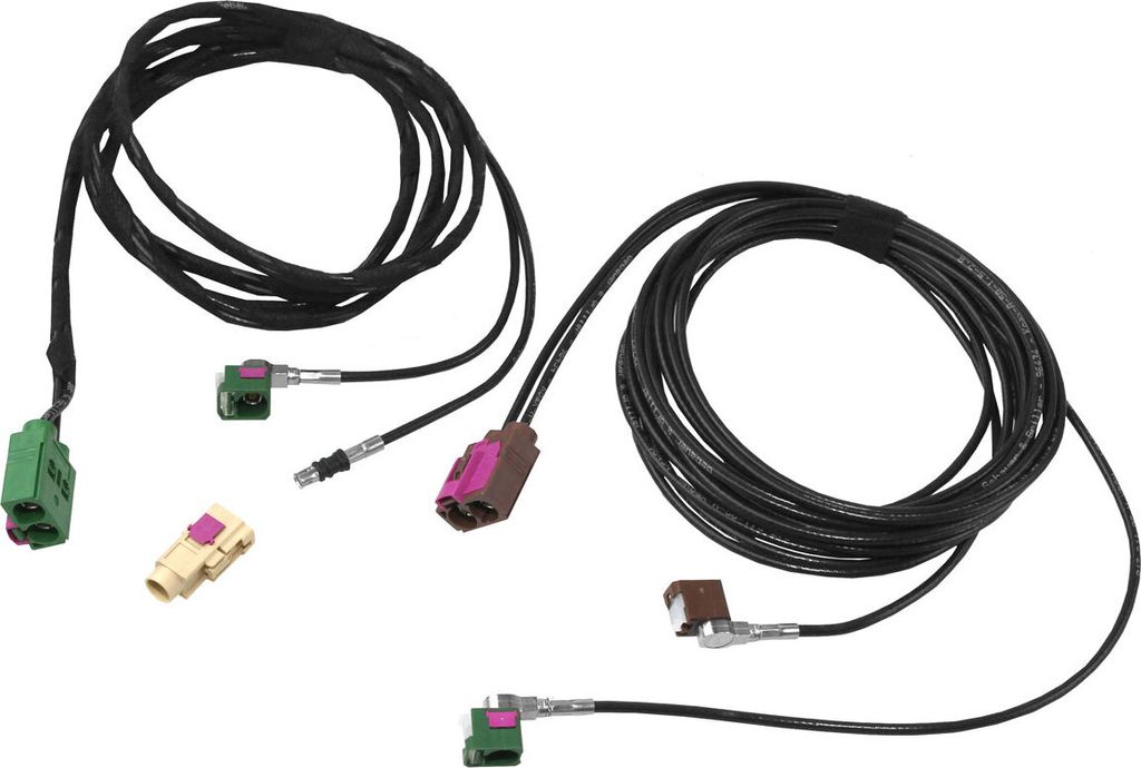 Original Kufatec Kabelbaum Kabel TV Antennenmodule für Audi Q7 4L mit MMI 2G
