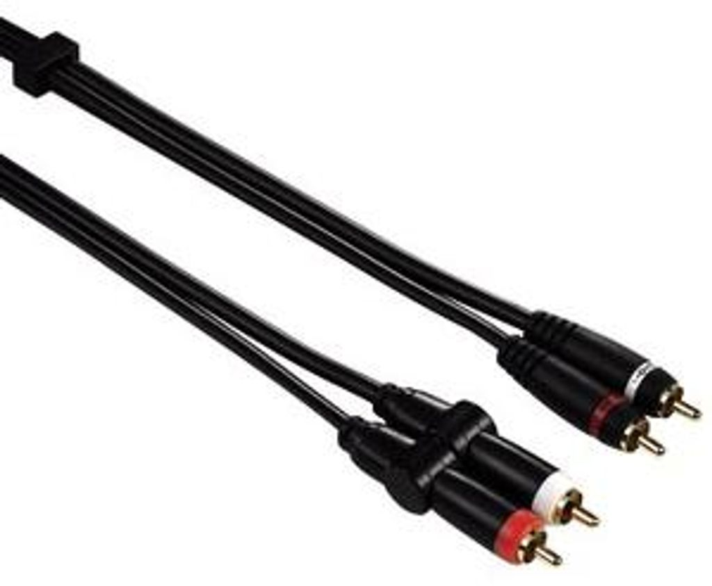 Hama RCA Cable, 1,5m, 2 x RCA, Männlich/männlich