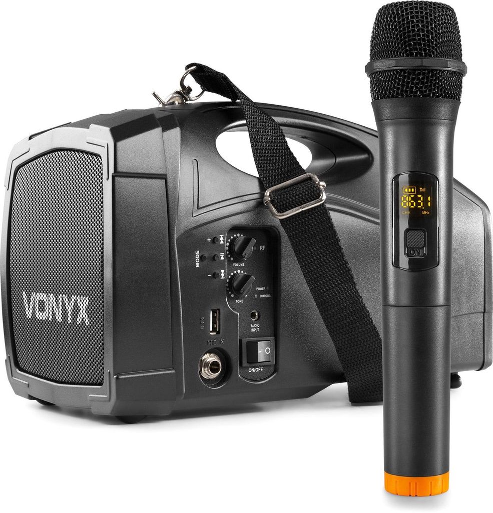 Vonyx ST014, Handmikrofon, Akku, Bodypack-Empfänger, 60 - Produktbild 