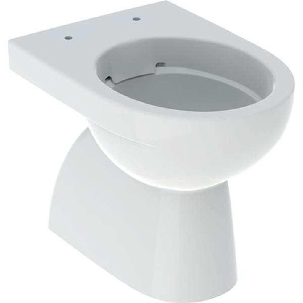 Geberit Renova Stand-WC Tiefspüler, Abgang vertikal, teilgeschlossene Form, Rimfree, 500.399.01.8