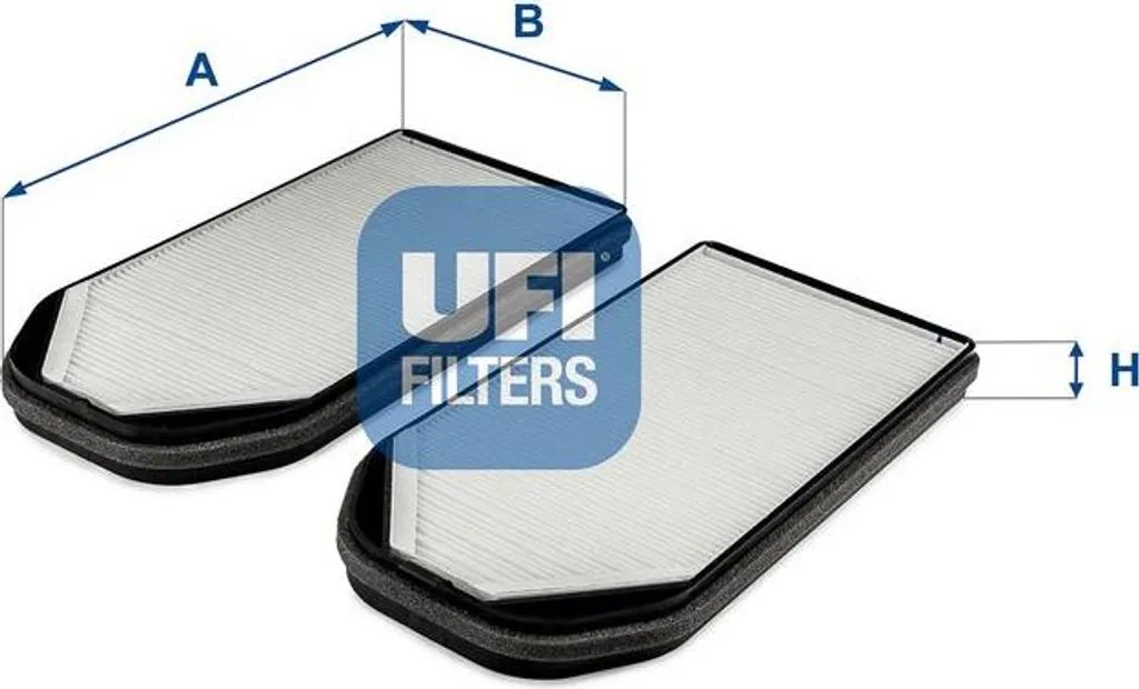 Filtre à air intérieur UFI haute efficacité pour Série 7 E38 64118390377