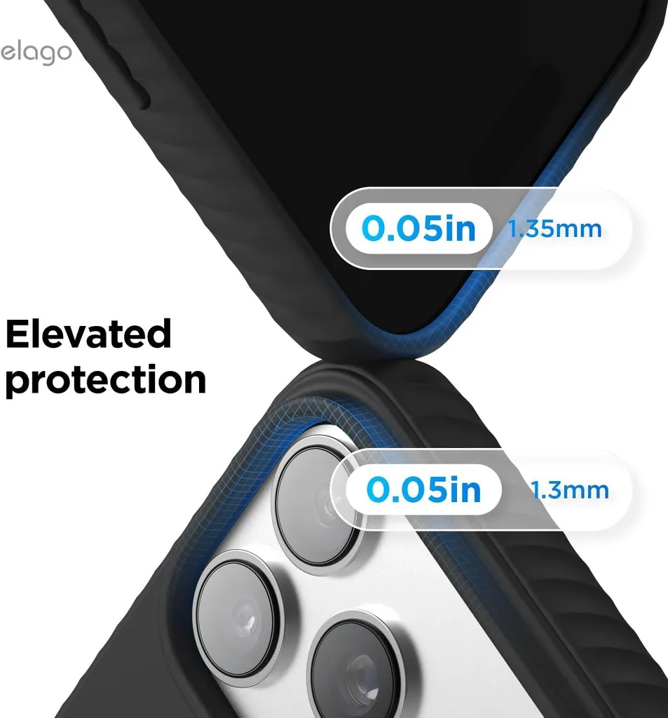 Protection iPhone 17 Pro Max MagSafe Elago Ridge Silicone Antichoc - 6