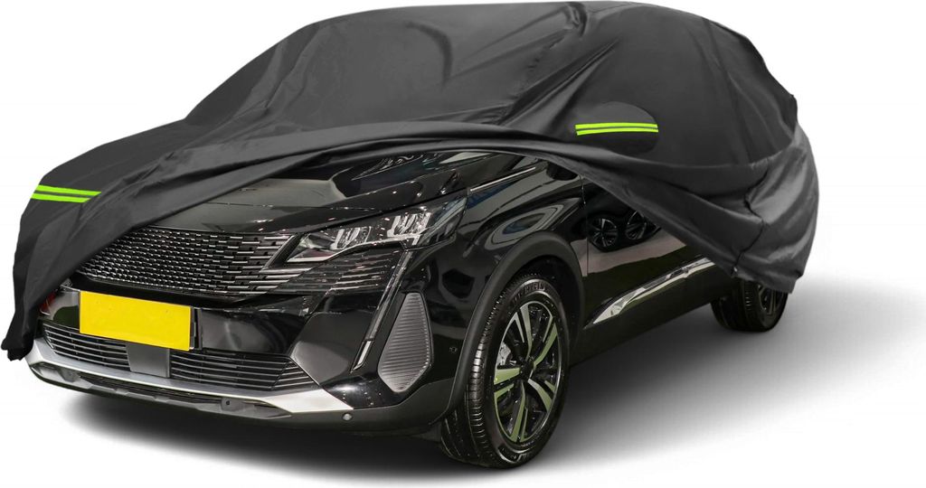 Autoabdeckung fš¹r Peugeot 5008 2017-2023 210D-PU Outdoor Vollabdeckung fš¹r alle Wetterbedingungen Wasserdicht Winddicht Sonnenschutz Schnee m...