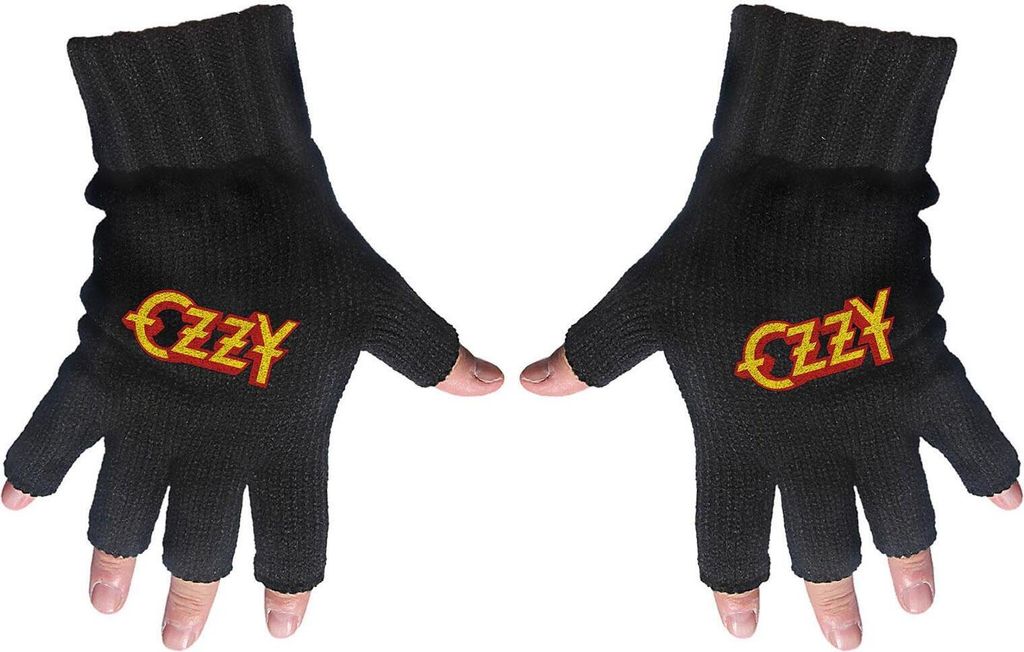 Ozzy Osbourne - Uni rukavice bez prstů RO6321 (One Size) Obrázek produktu 