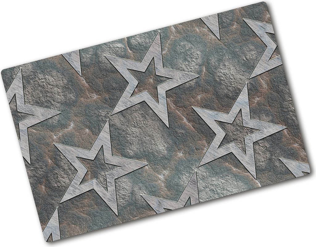 Tulup Glas Herdabdeckplatte - 80x52 cm - Glaskeramikkochfeld-Abdeckung Spritzschutz Glasabdeckplatte - Einteilig - Kunst: Modern & Klassisch - Stei...