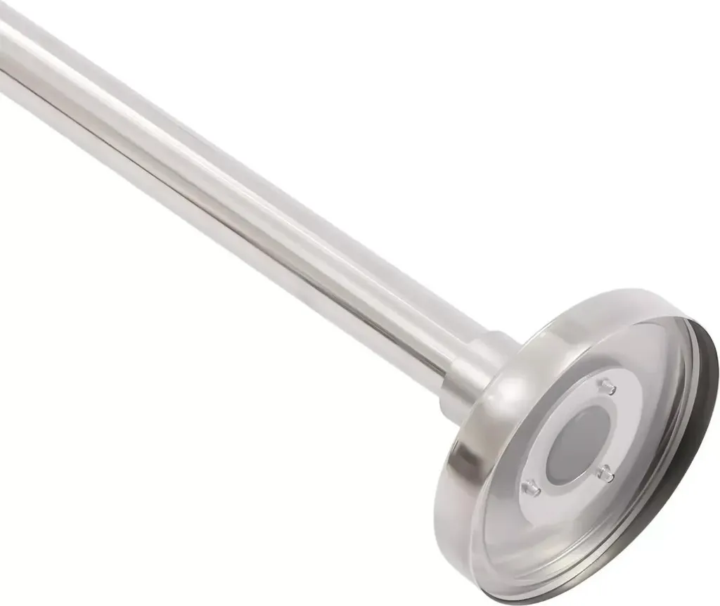 Barre de douche pour petit angle extensible 45-75 cm métal argent