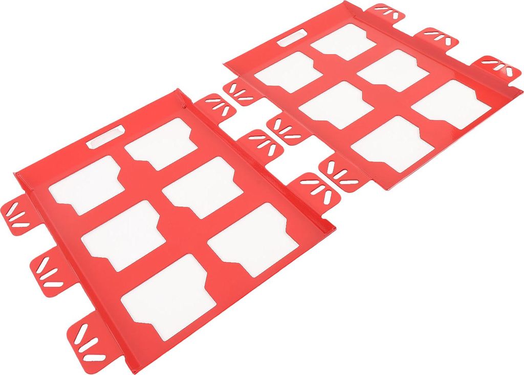 2 Sets Werkzeugaufbewahrungsbox-Montageplatte passend für Packout Edelstahl pulverbeschichtet Wandhalterung Packout Montagebasis