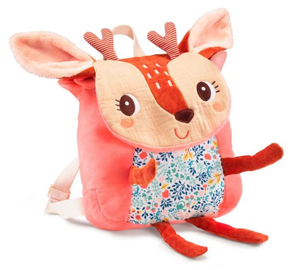 Lilliputiens Kinderrucksack - weicher Stella das Rehkitz - verstellbare Schultergurte