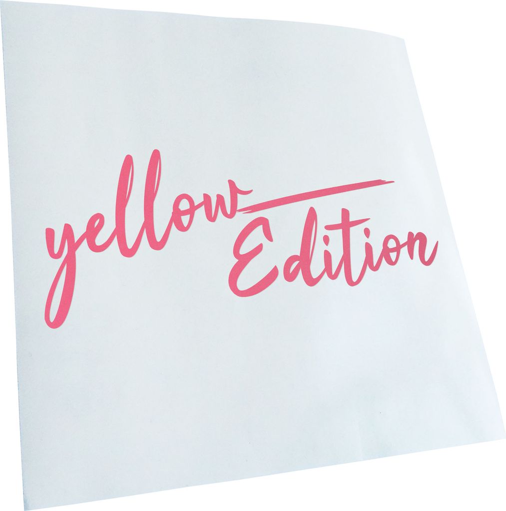 Kiwistar - Autoaufkleber - Yellow Edition Gelb - Flieder - 20x8cm - Aufkleber für Auto, Laptop, Fahrrad, LKW, Motorrad mehrfarbig JDM Decal Racing