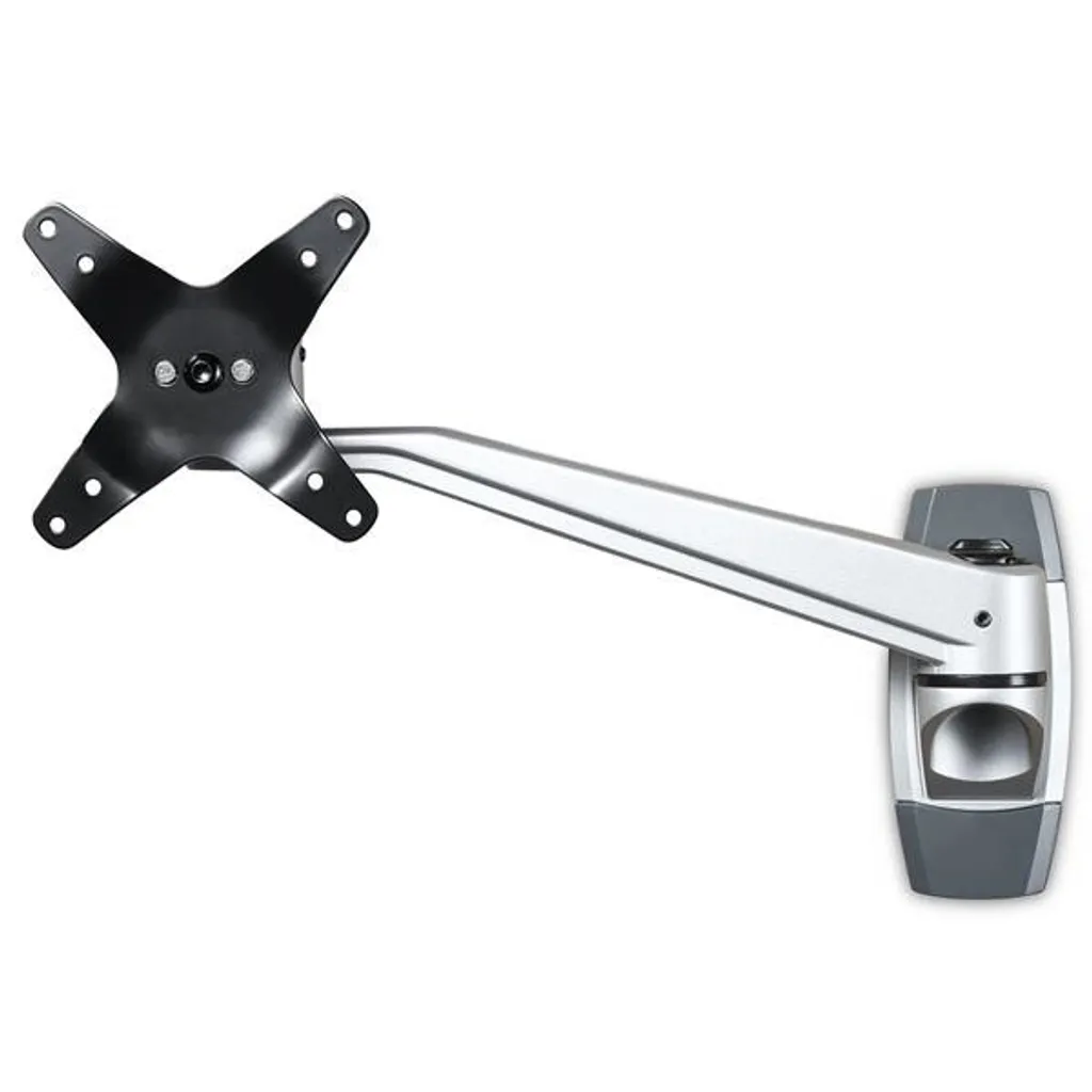 Bras mural pivotant de 26 cm pour écran plat VESA - Support robuste 30" - 2