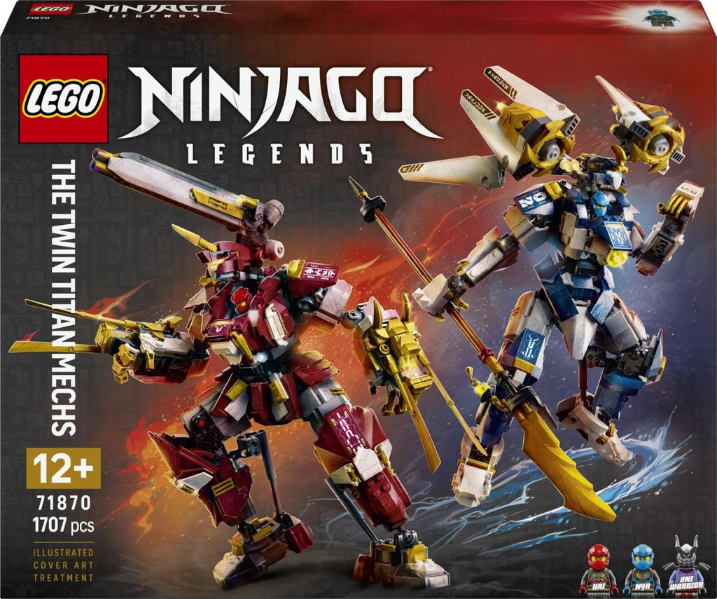LEGO Ninjago 71870 Mech Titanici Gemelli, Set da Immagine del prodotto 