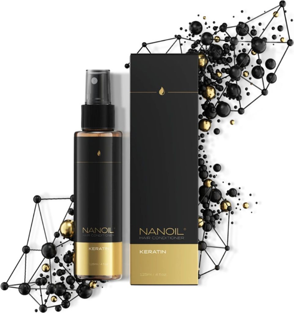 Haar Conditioner mit Keratin Nanoil Keratin Hair Conditioner 125ml - Regeneration