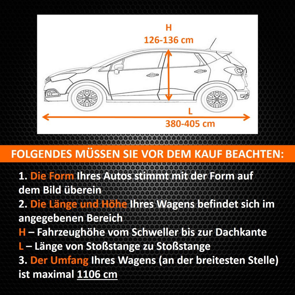 Vollgarage für VW Volkswagen Polo 5 6R Steilheck Hatchback 3-türer 06.09 