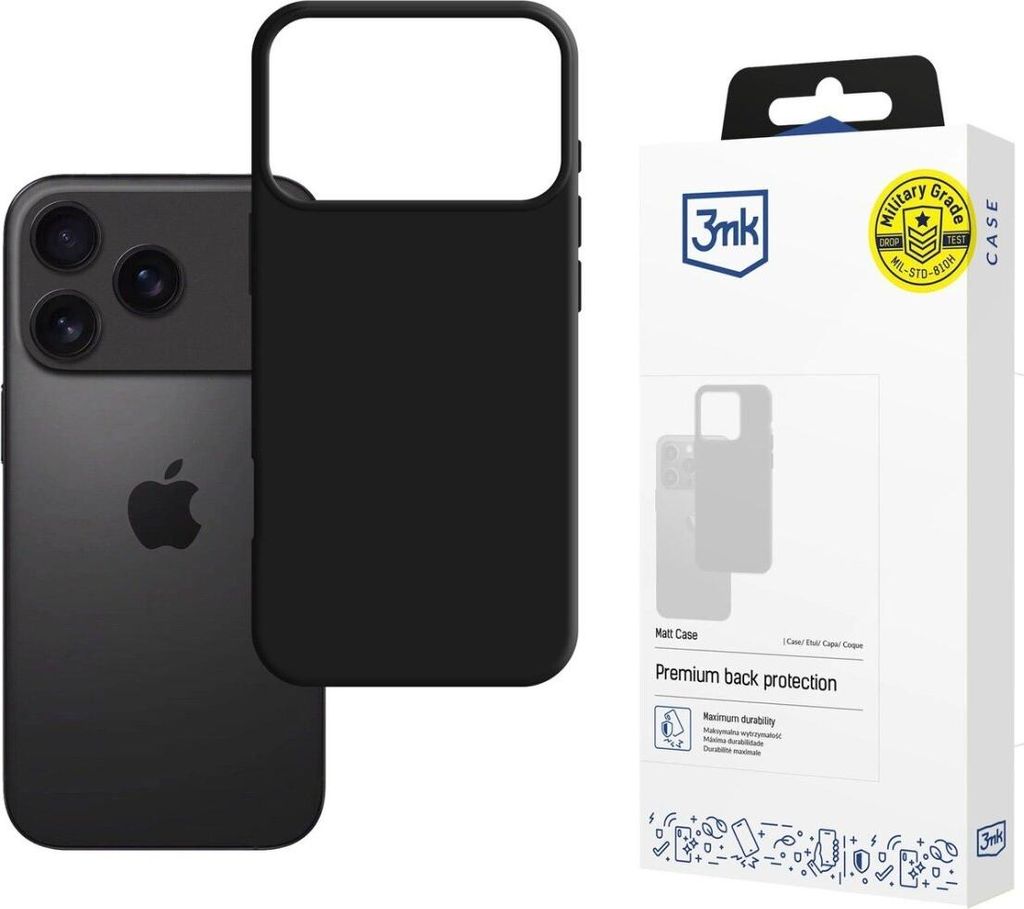 3mk Matt Case – matte Schutzhülle Handyhülle Bumper kompatibel mit iPhone 17 Pro