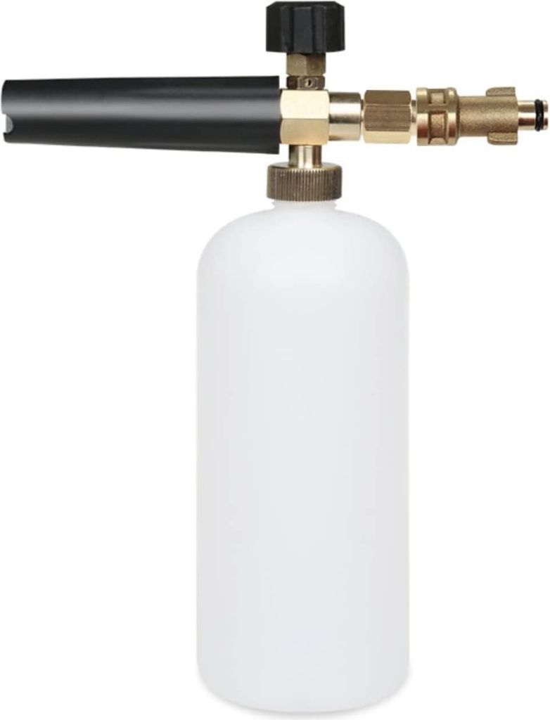 Hochdruckreiniger für Bosch Autowaschanlage - Verstellbare Schneeschaumlanze Pistole - Schaumkanone Düse Blaster Seifenspender Flasche - Snow Foa...