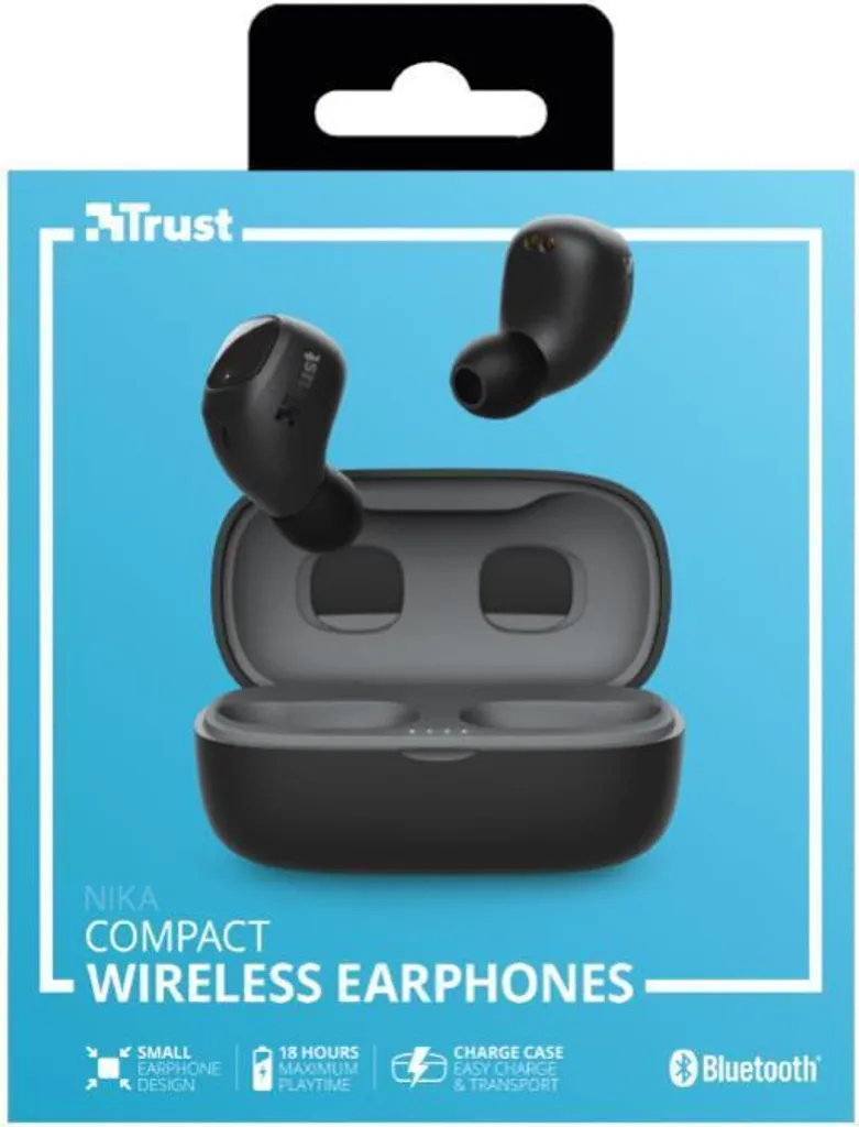 Casque Bluetooth Trust Nika TWS - Écouteurs Compacts Noir avec Micro Intégré - 22