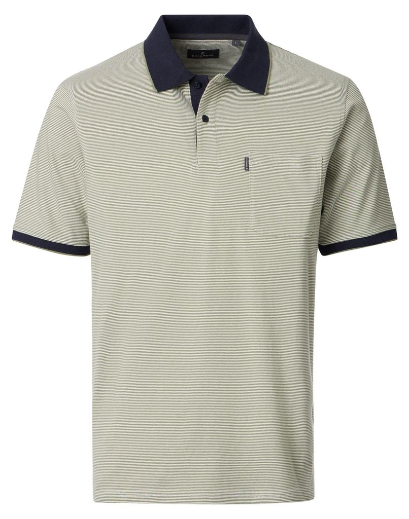 CASAMODA - Herren Polo-Shirt (126320121), Größe:XL, Farbe:Grün (311)