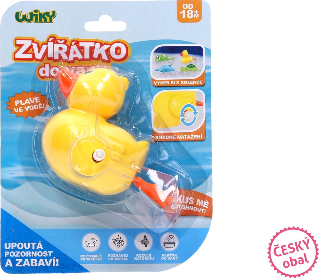 Kačenka Aufziehfigur für die Badewanne 11 cm – tschechische Verpackung