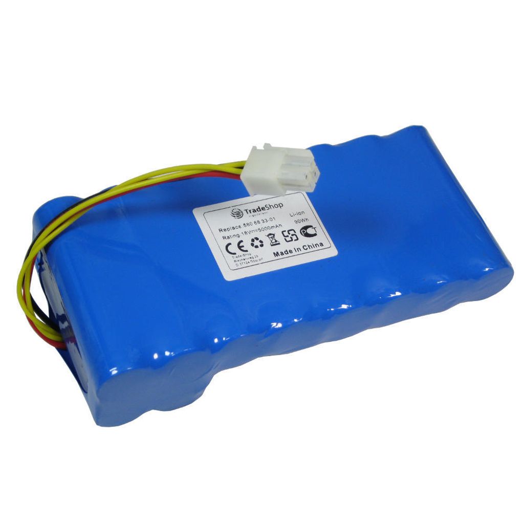 Trade-Shop Li-Ion Akku 18V 5000mAh kompatibel mit Husqvarna Automower 430X BJ 2019/2020, 435X AWD, 440 BJ 2019/2020, 450X BJ 2019/2020, 191409786