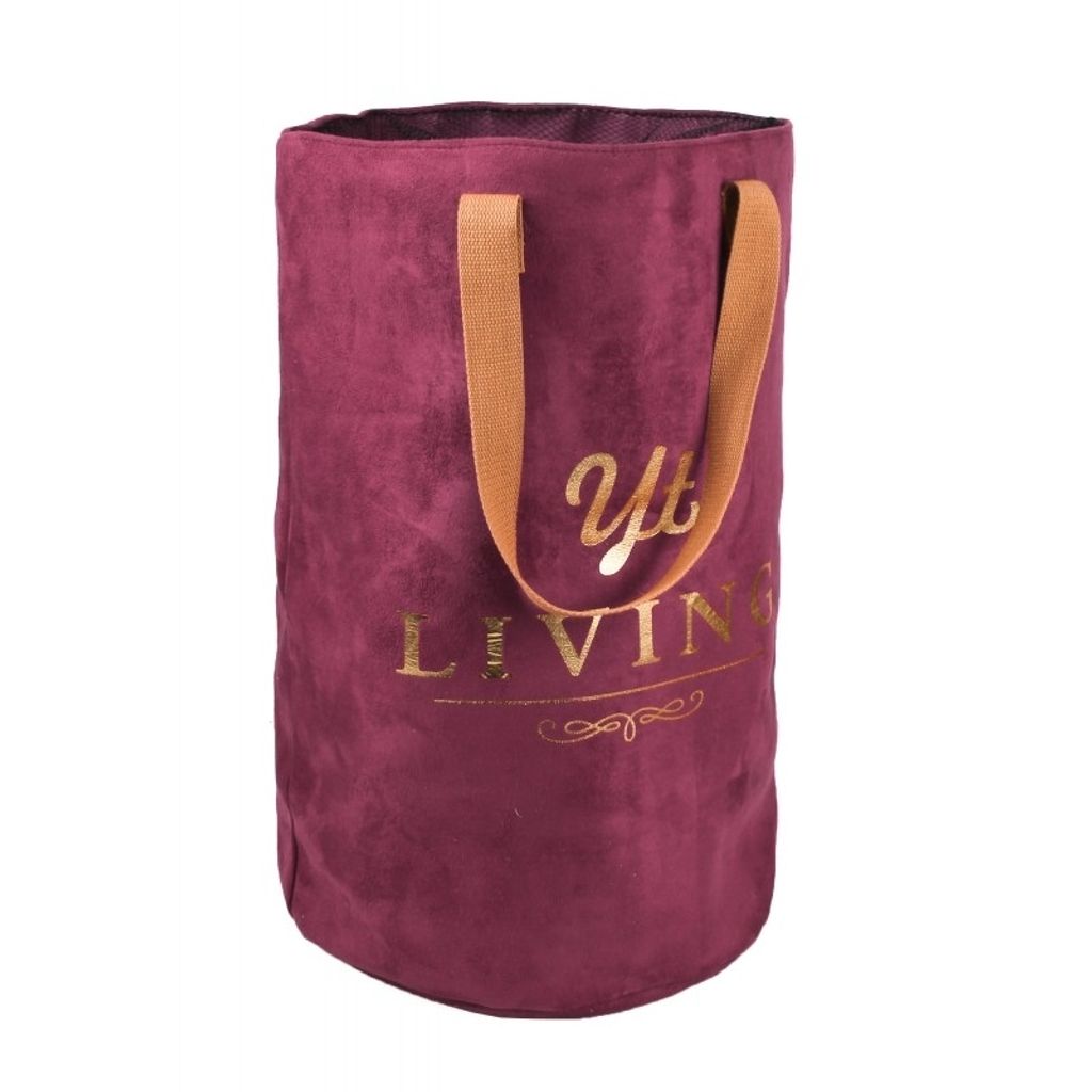 Wäschesack aus Samt lila