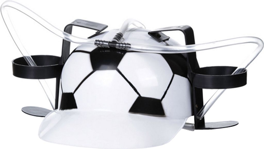 Pivná prilba v tvare futbalovej lopty Obrázok produktu 