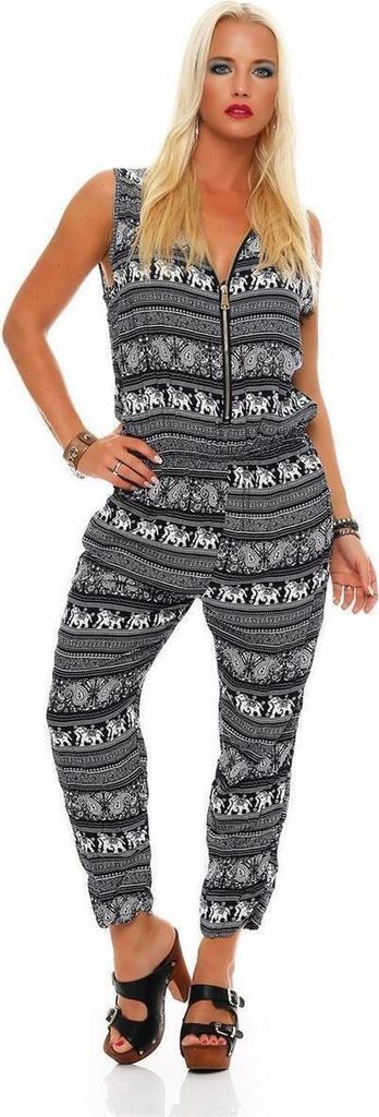 Damen Jumpsuits Elegant bequem Einteiler; Dunkelblau/S/M Produktbild 