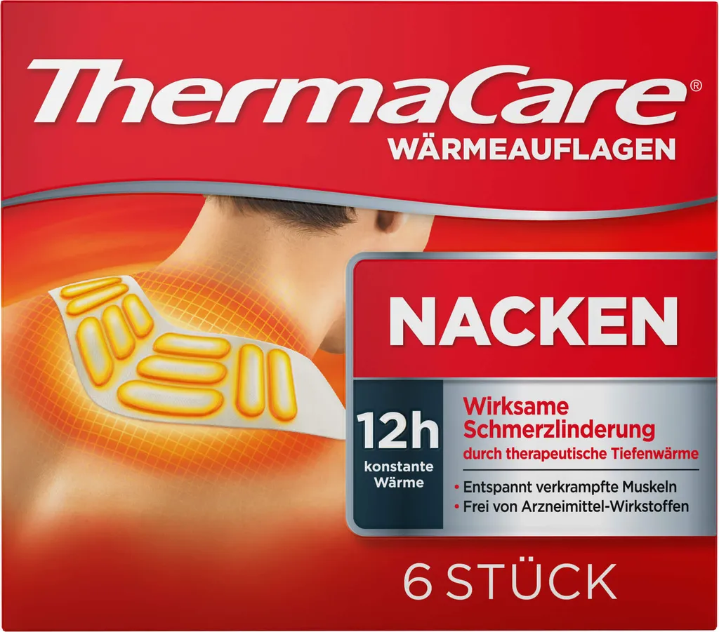 Cerotti Termici ThermaCare 6 Pezzi - Sollievo Collo e Cervicale