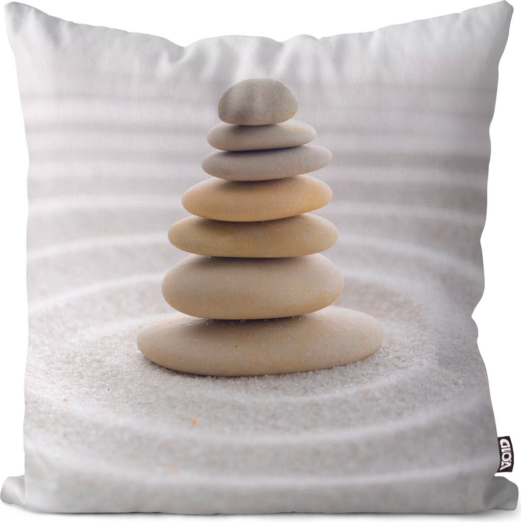 VOID Steine Sand Feng Shui Kissenbezug Kissenhülle Sofakissen Kissen Deko Outdoor-Kissen Dekokissen