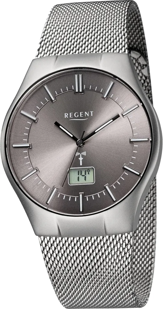 Montre Radio-pilotée Regent FR-215 en Acier Inoxydable Argent D2URFR215