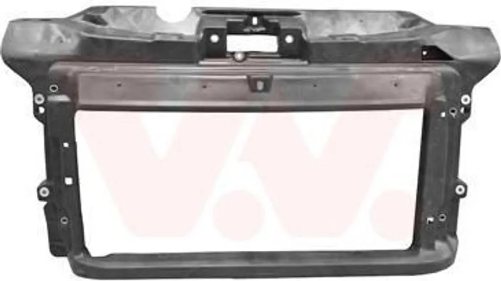 Support de serrure haute résistance Van Wezel 5803668 en acier noir