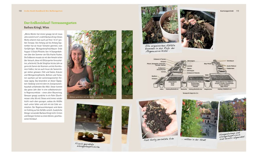 Manuel HandbuchBalkongarten : méthodes de culture bio pour petits espaces
