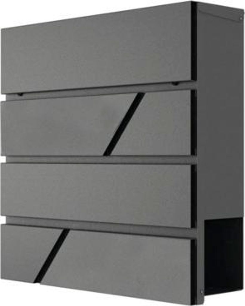Briefkasten DESIGNline BK1 BxHxT 380/380/110 mm eisenglimmer