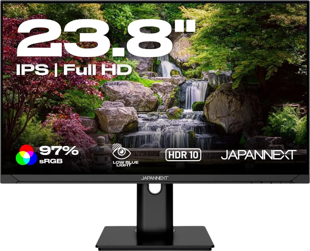 Dalle IPS Japannext JN-IPS2382FHDR-HSP Écran FHD avec Support Ergonomique