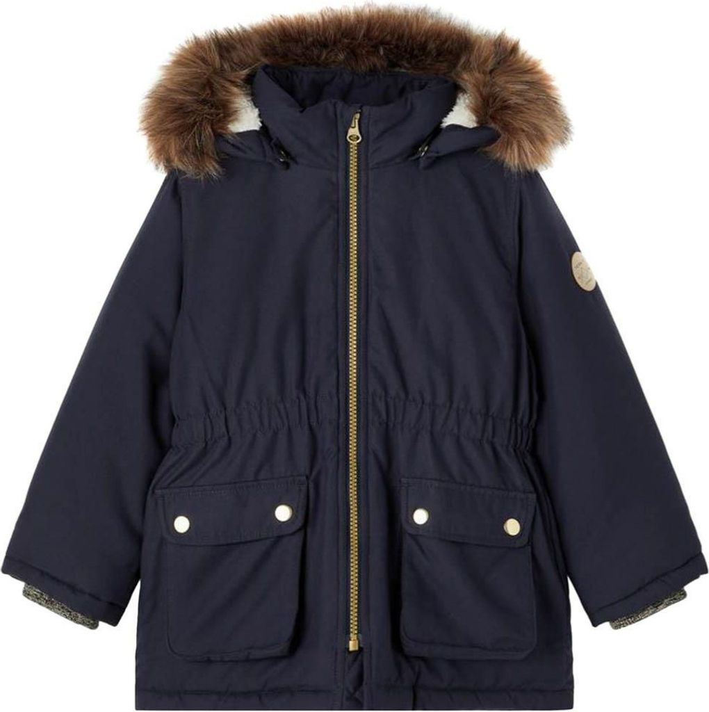 Name It Mädchenjacke Mabe Parka mit Kapuze Winter 104