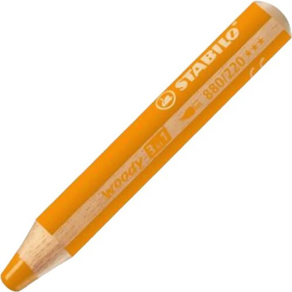 Happy Kidz Farbstift Stabilo Woody Einzelstift Farbe: gelborange 21404156032-gelborange