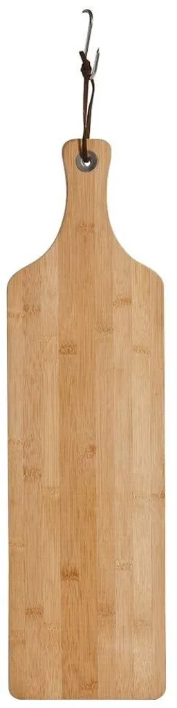 Planche à découper robuste en bambou avec poignée ergonomique - Zeller