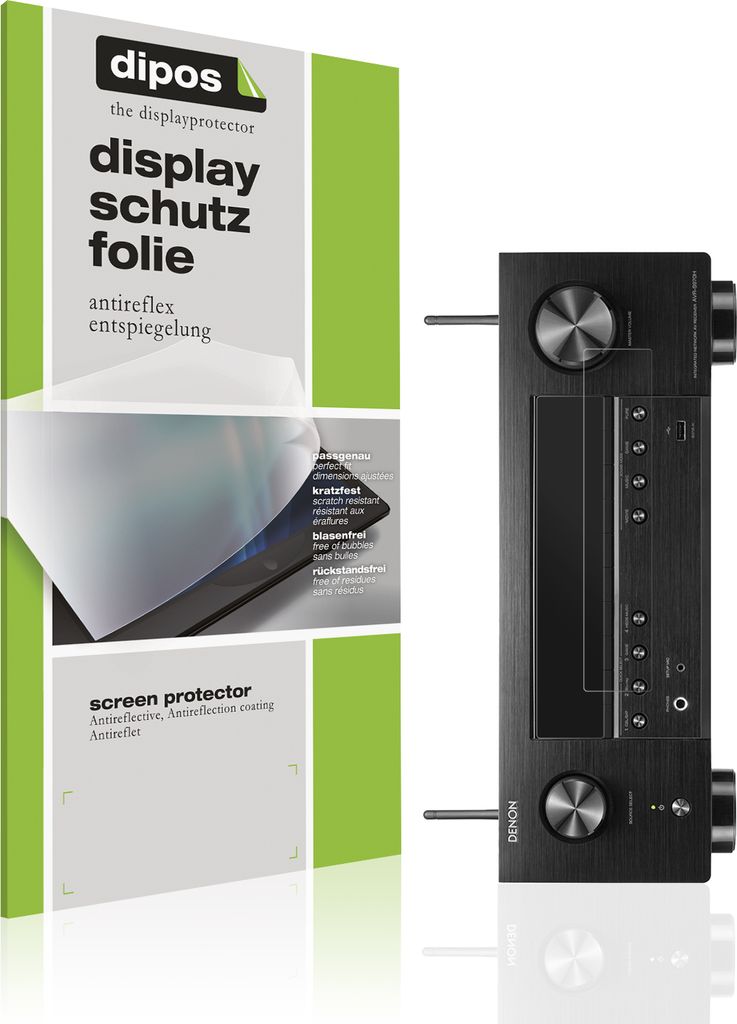 2x Schutzfolie für Denon AVR-X2800H matt Displayschutzfolie Folie Display Schutz dipos