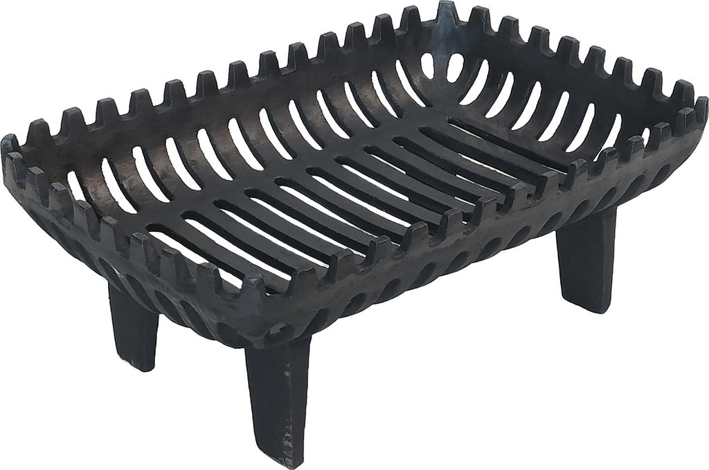 Relaxdays Griglia per camino, supporto per legna, L x P x Immagine del prodotto 