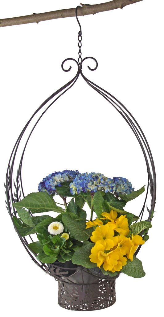 Blumenampel Fronda klein ca. 50 cm - Gartendekoration