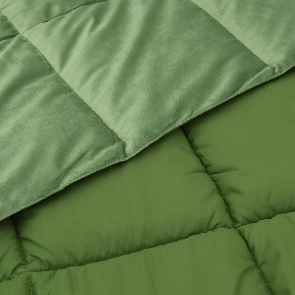 Offerta Piumone Matrimoniale vidaXL 220x240 Verde - Microfibra - 5