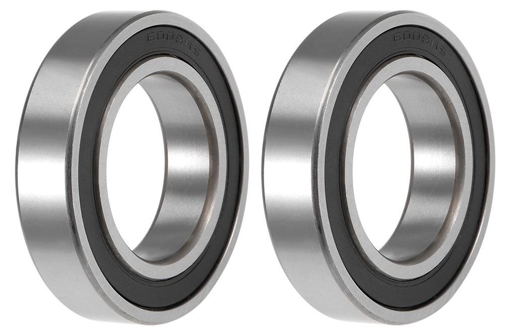 2St Rillen Kugellager 6008-2RS Z2 Doppelt Geschirmt Kohlenstoffstahl 40mm X 68mm X 15mm